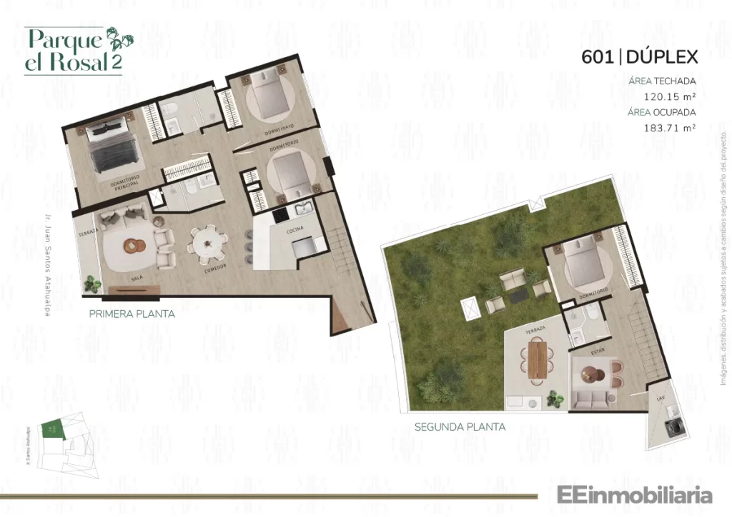 DÚPLEX 601 / 183.71 m² / 4 dorm