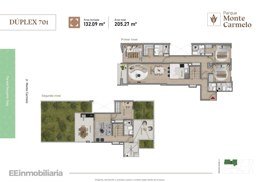DÚPLEX 701 / 205.27 m² / 4 dorm