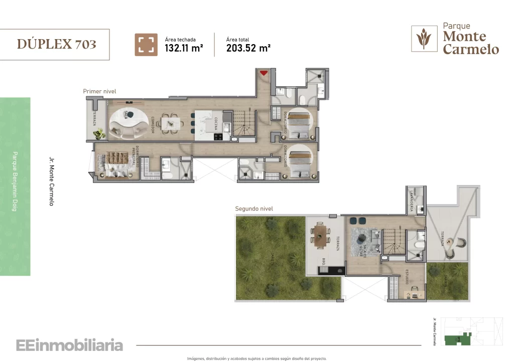 DÚPLEX 703 / 203.52 m² / 4 dorm