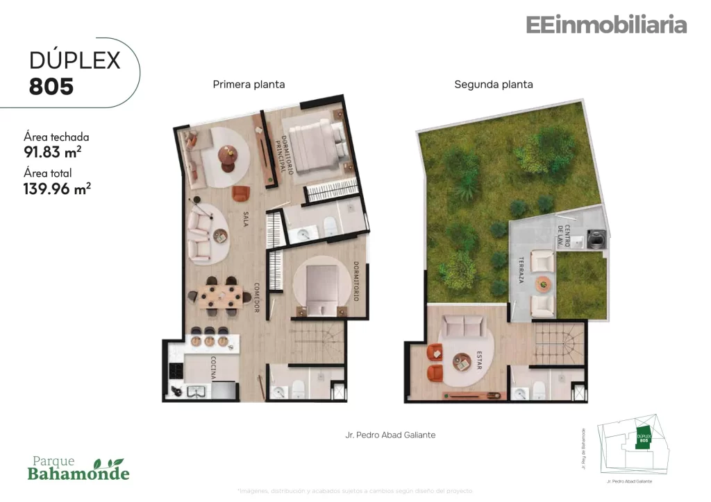 DÚPLEX 805 / 139.96 m² / 2 dorm